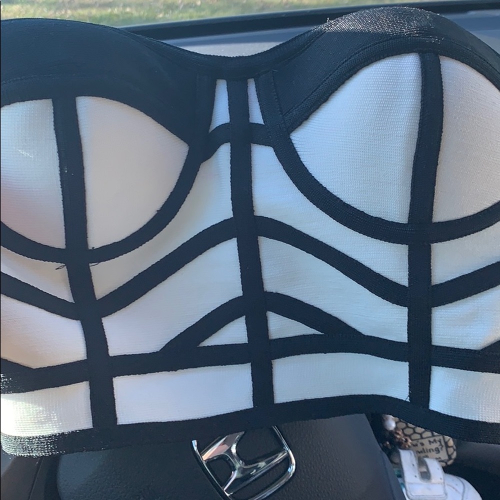 zippers in the back with the gold zipper